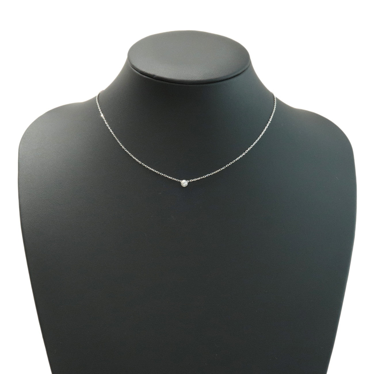 CRB7224515 - Diamants Légers necklace XS - White gold, diamond - Cartier