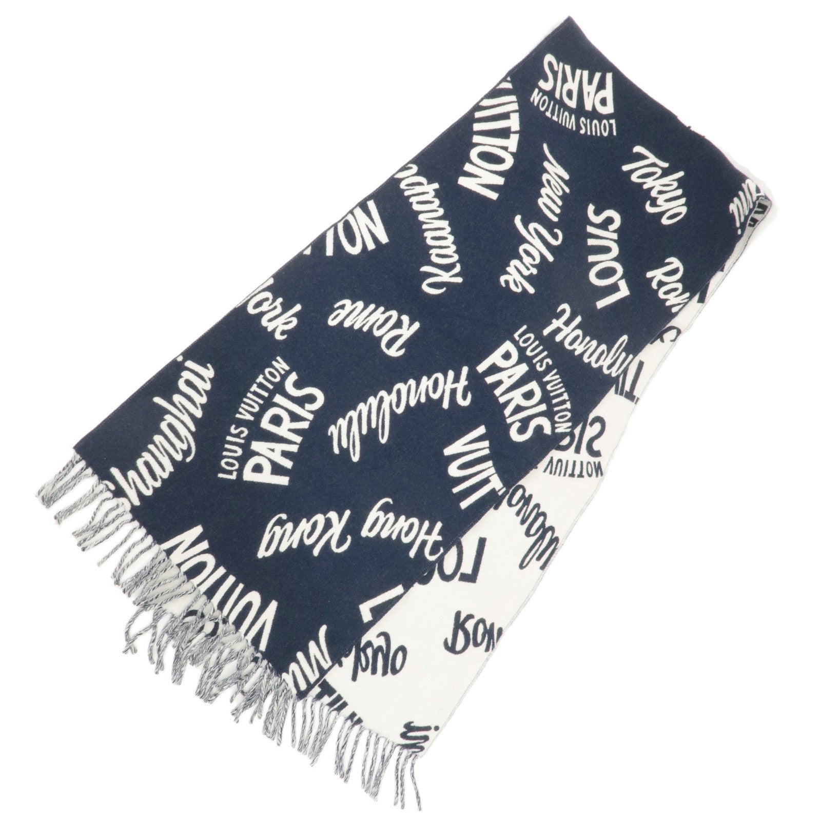 Louis-Vuitton-Escharpe-Cities-Scarf-Navy-White-M71666