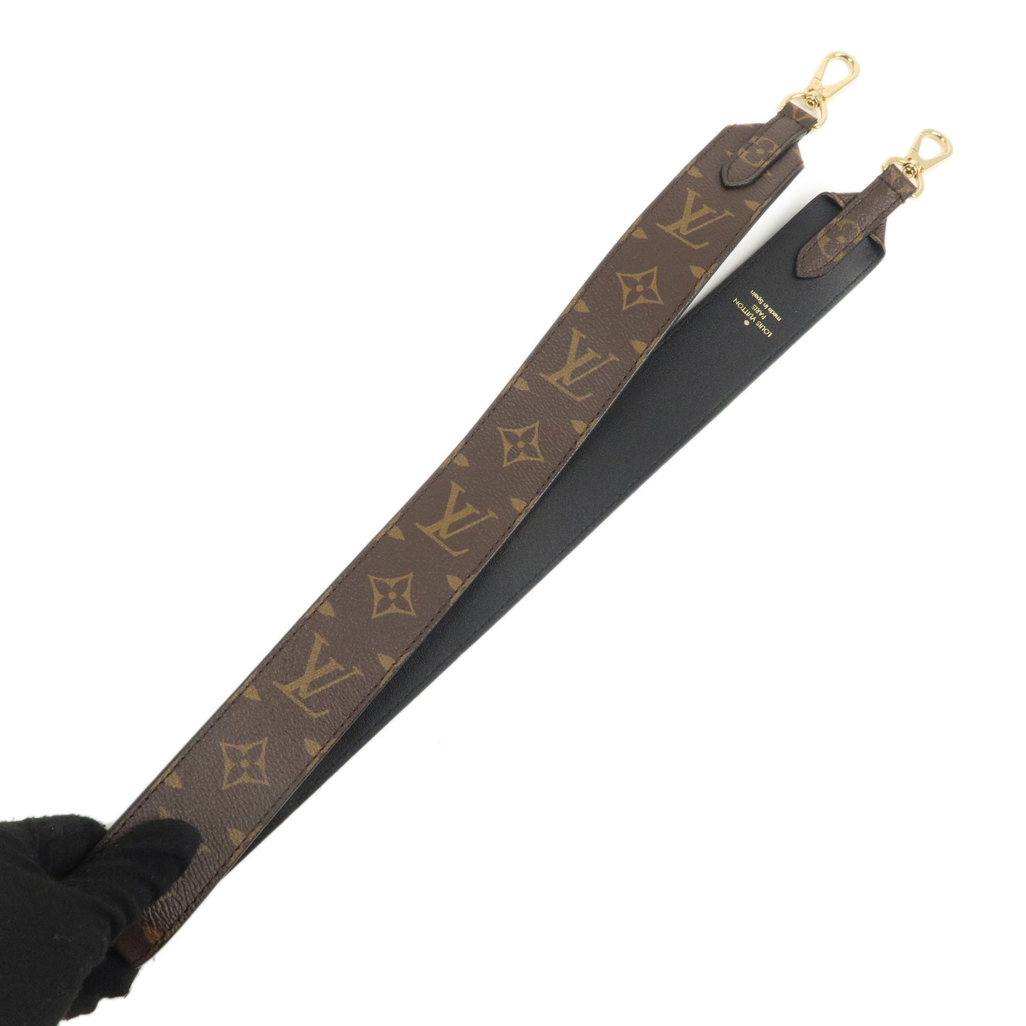 Louis Vuitton Monogram Canvas Shoulder Strap Noir J02288