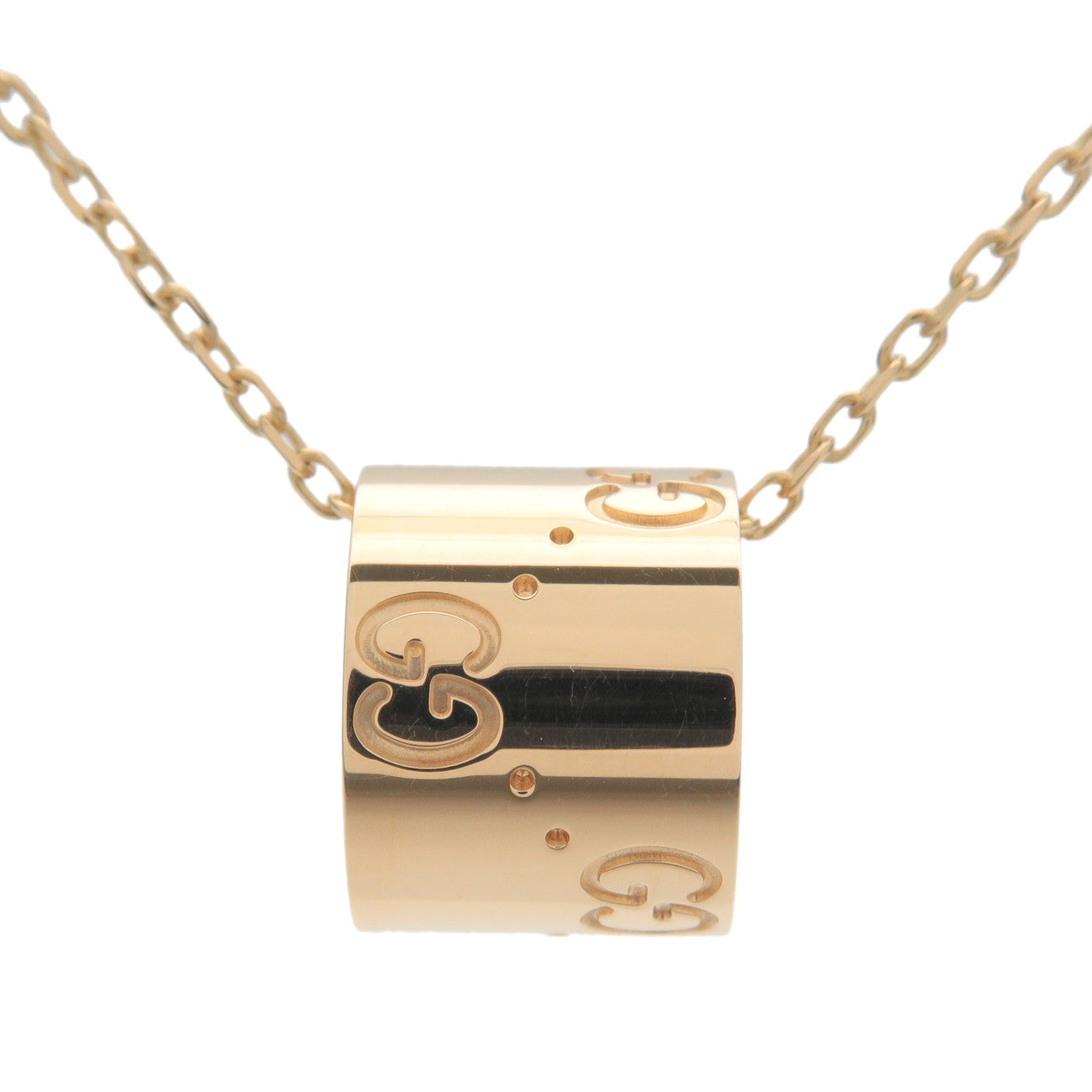 GUCCI-Icon-Charm-Necklace-K18YG-750YG-Yellow-Gold