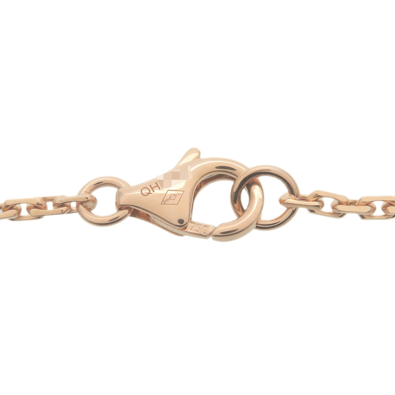 Cartier Baby Love Diamond Necklace K18PG 750PG Rose Gold