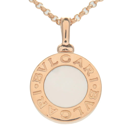 BVLGARI-Necklace-White-Shell-Necklace-K18-750-Rose-Gold
