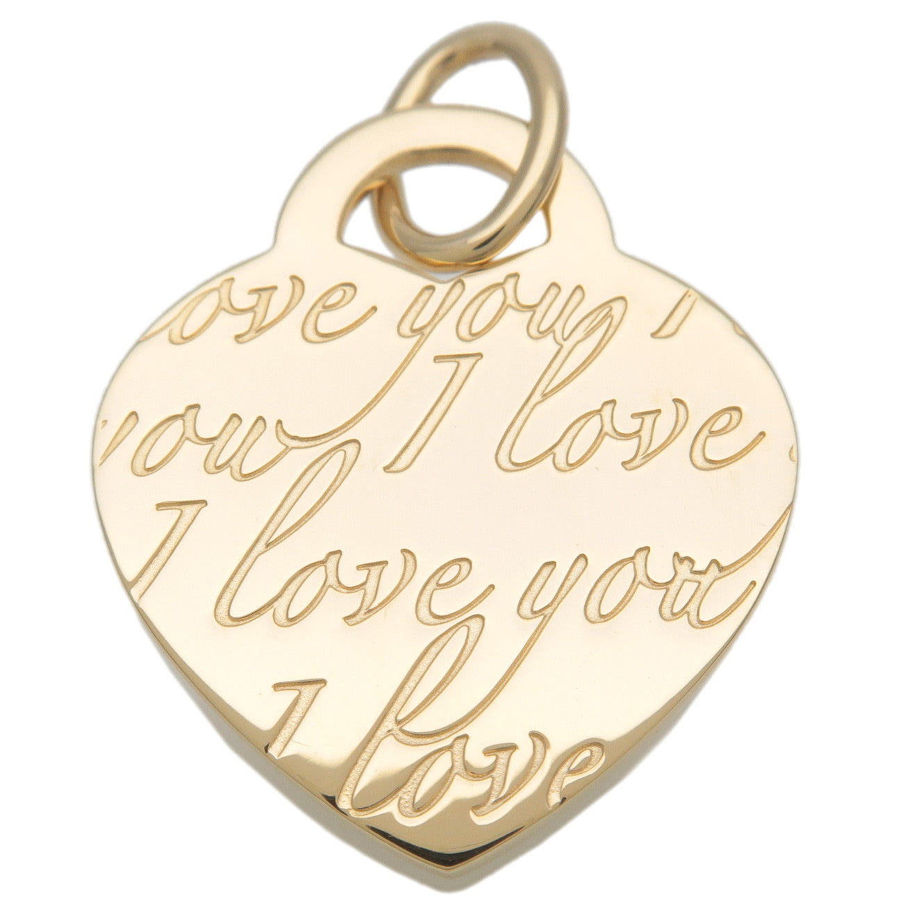 Tiffany&Co.-Notes-Heart-Tag-Necklace-Pentant-Top-K18YG-Yellow-Gold