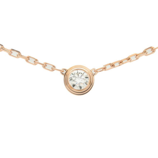 Cartier-Diamant-Leger-SM-Diamond-Necklace-0.09ct-K18-750PG