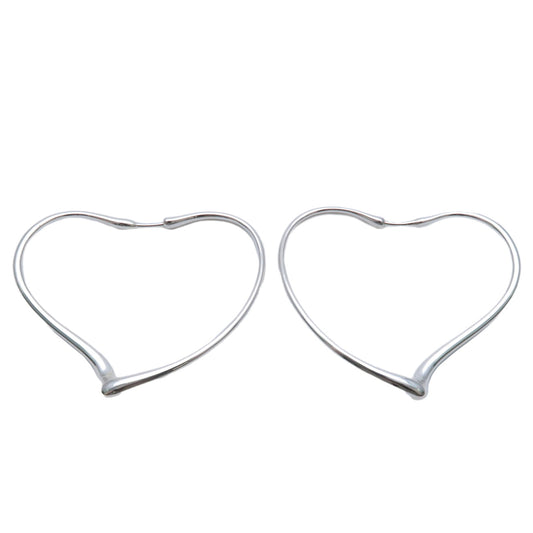Tiffany&Co.-Tiffany-Open-Heart-Hoop-Earring-Medium-SV925-Silver