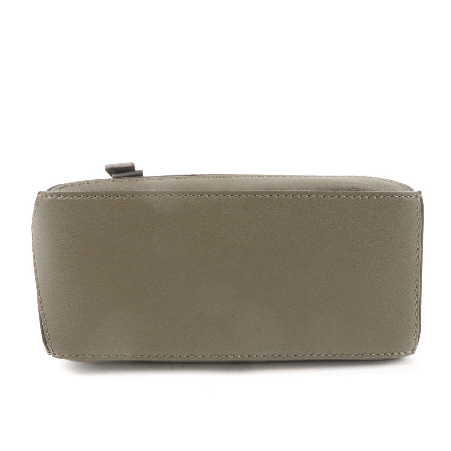 LOEWE Leather Puzzle Bag Mini 2Way Shoulder Bag Khaki Green