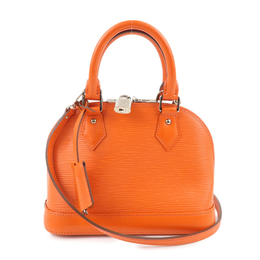 Louis-Vuitton-Epi-Alma-BB-2Way-Bag-Hand-Bag-Orange-M40854