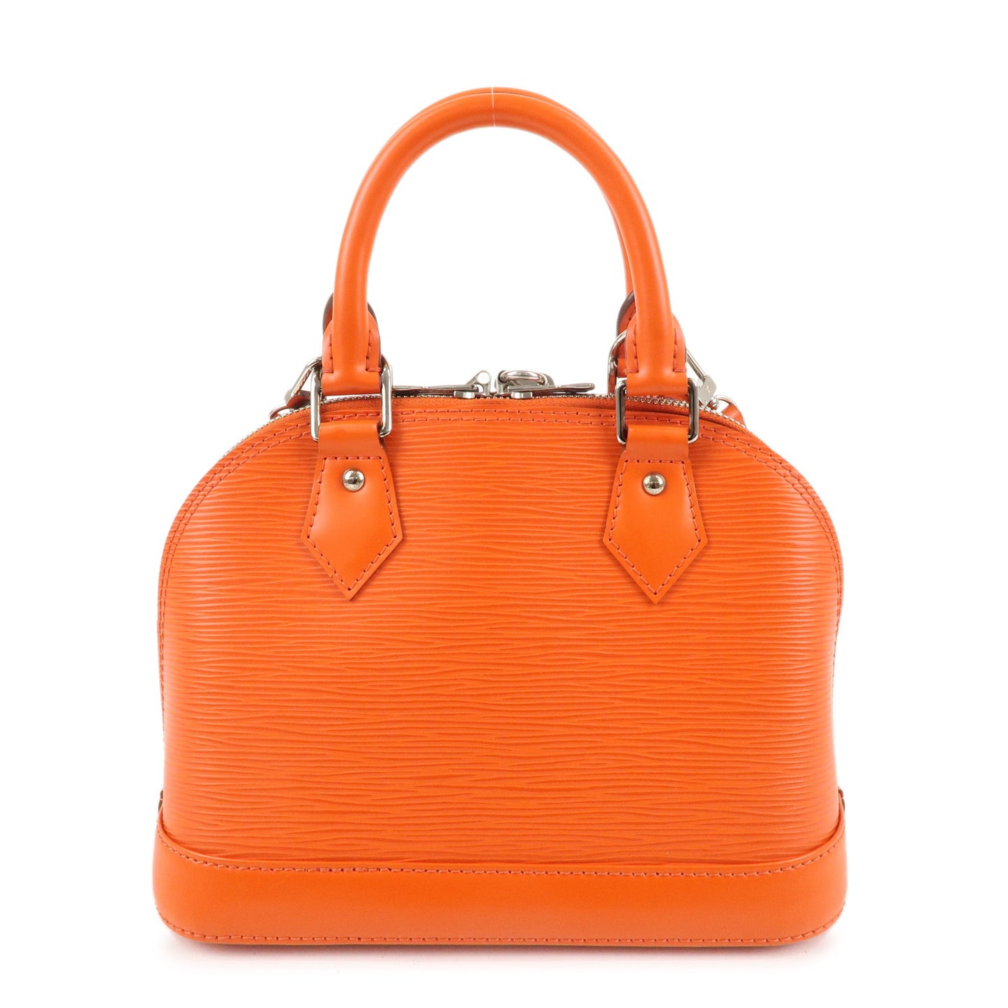 Louis Vuitton Epi Alma BB 2Way Bag Hand Bag Orange M40854