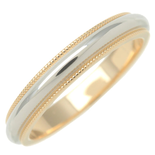 Tiffany&Co.-Milgrain-Band-Ring-K18-Yellow-Gold-Platinum-950-US8