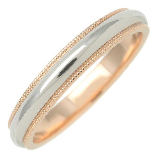 Tiffany&Co.-Milgrain-Band-Ring-K18-Rose-Gold--PT950-US11-11.5
