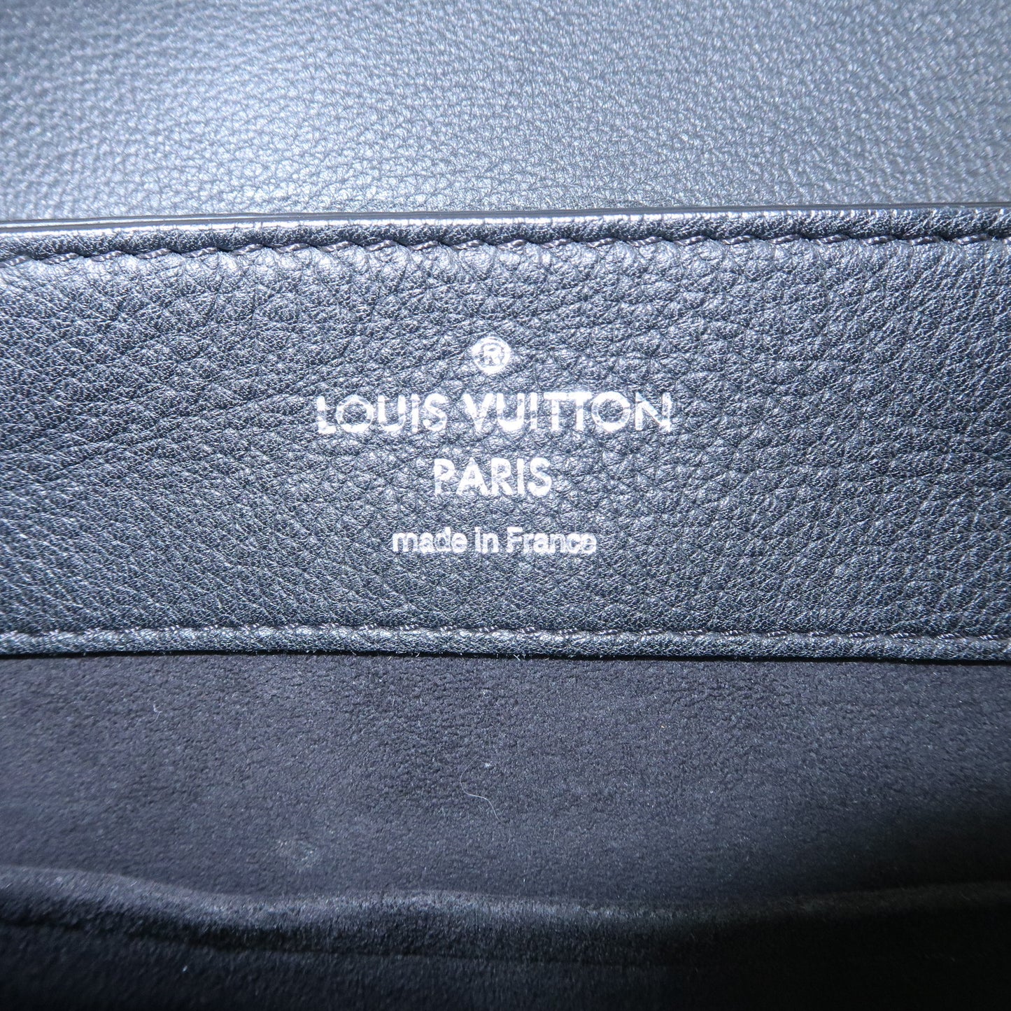 Louis Vuitton Lock Me Back Pack Bag Noir Black M41815