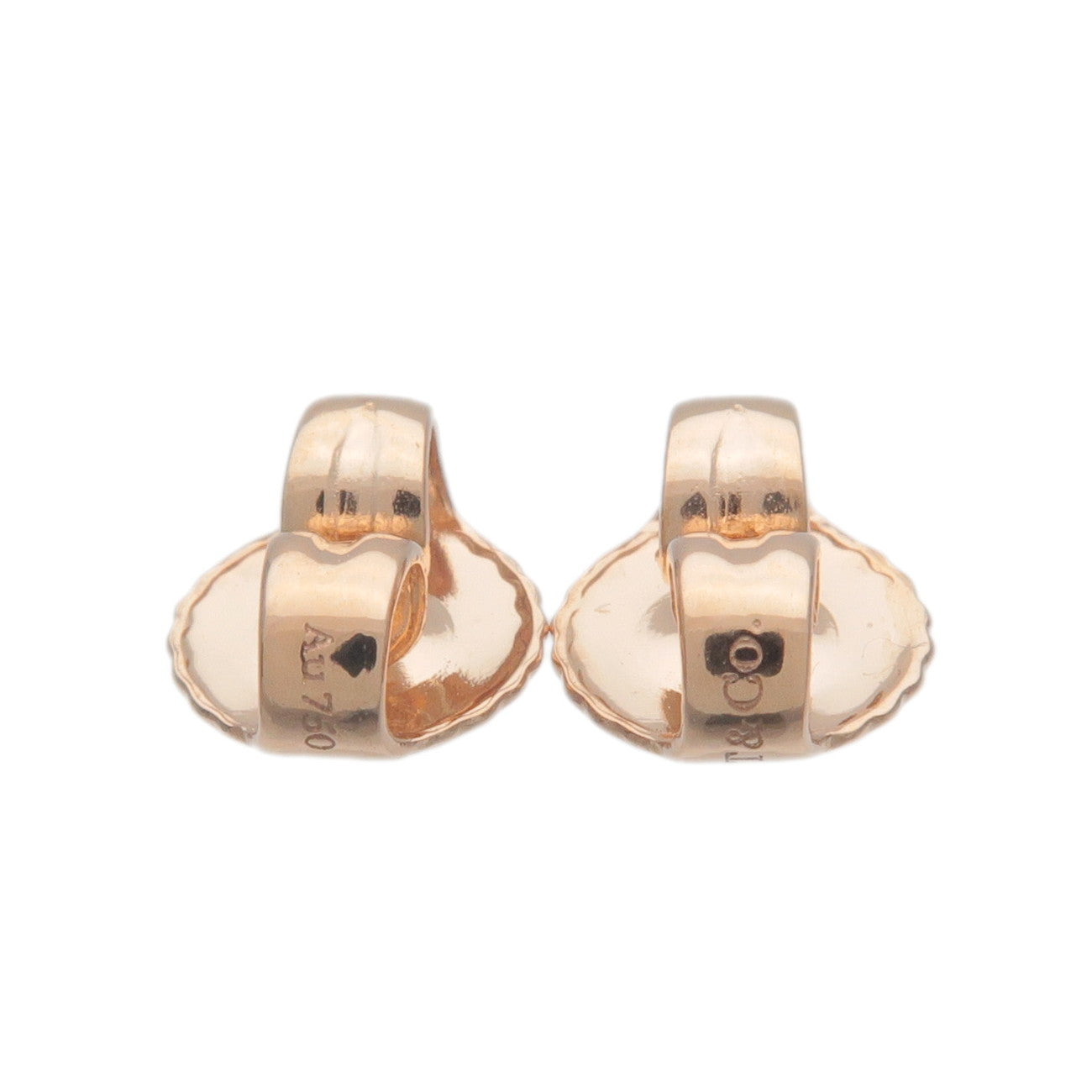 Tiffany&Co. By the Yard Diamond Earrings 0.06ct K18 Rose Gold