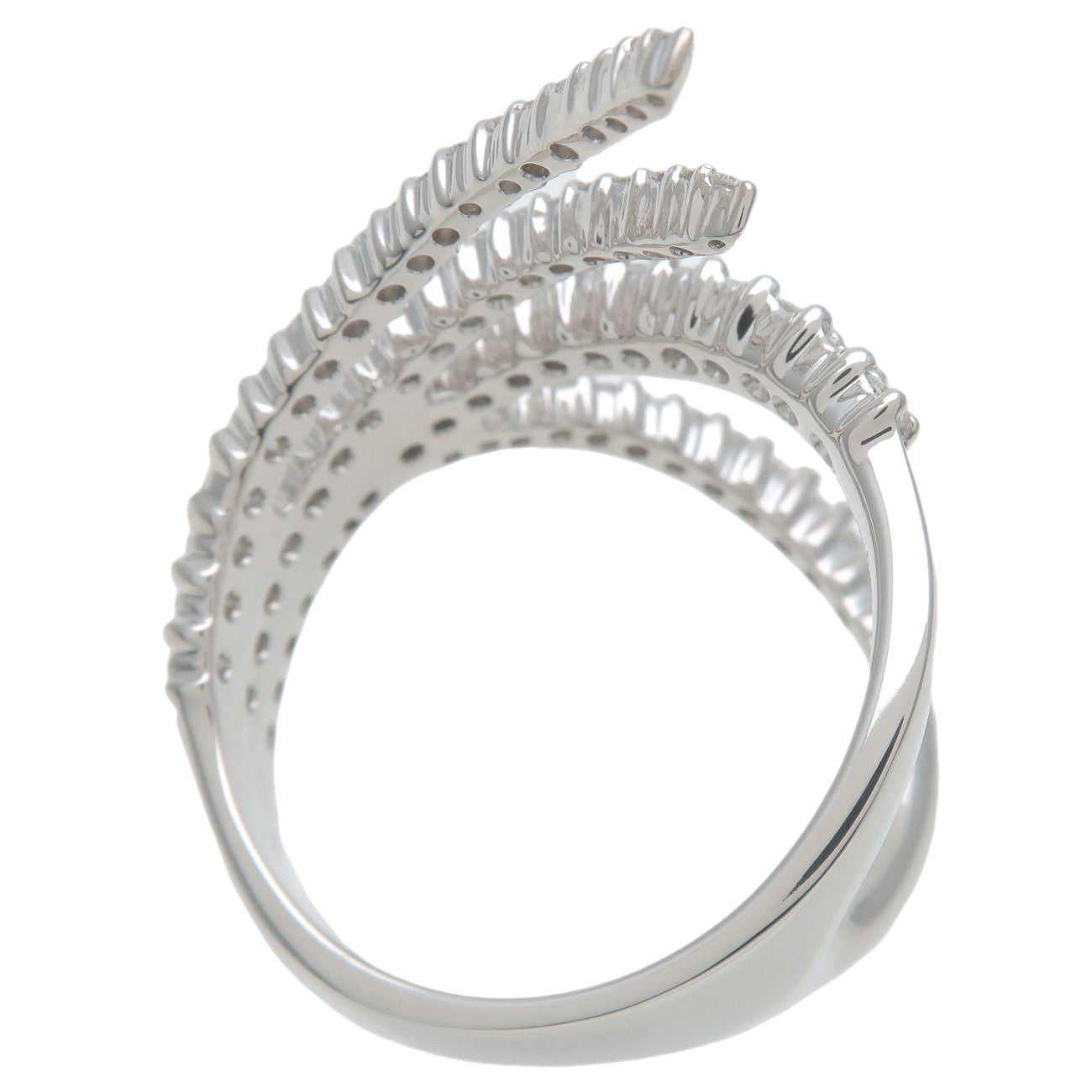 KARATI Diamond Ring 1.31ct K18WG K18 White Gold US10.5 EU63.5