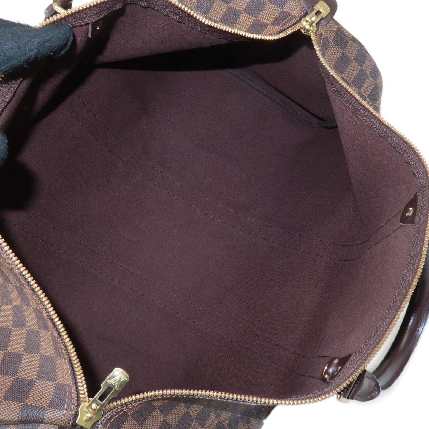 Louis Vuitton Damier Keep All 50 Boston Bag Brown N41427