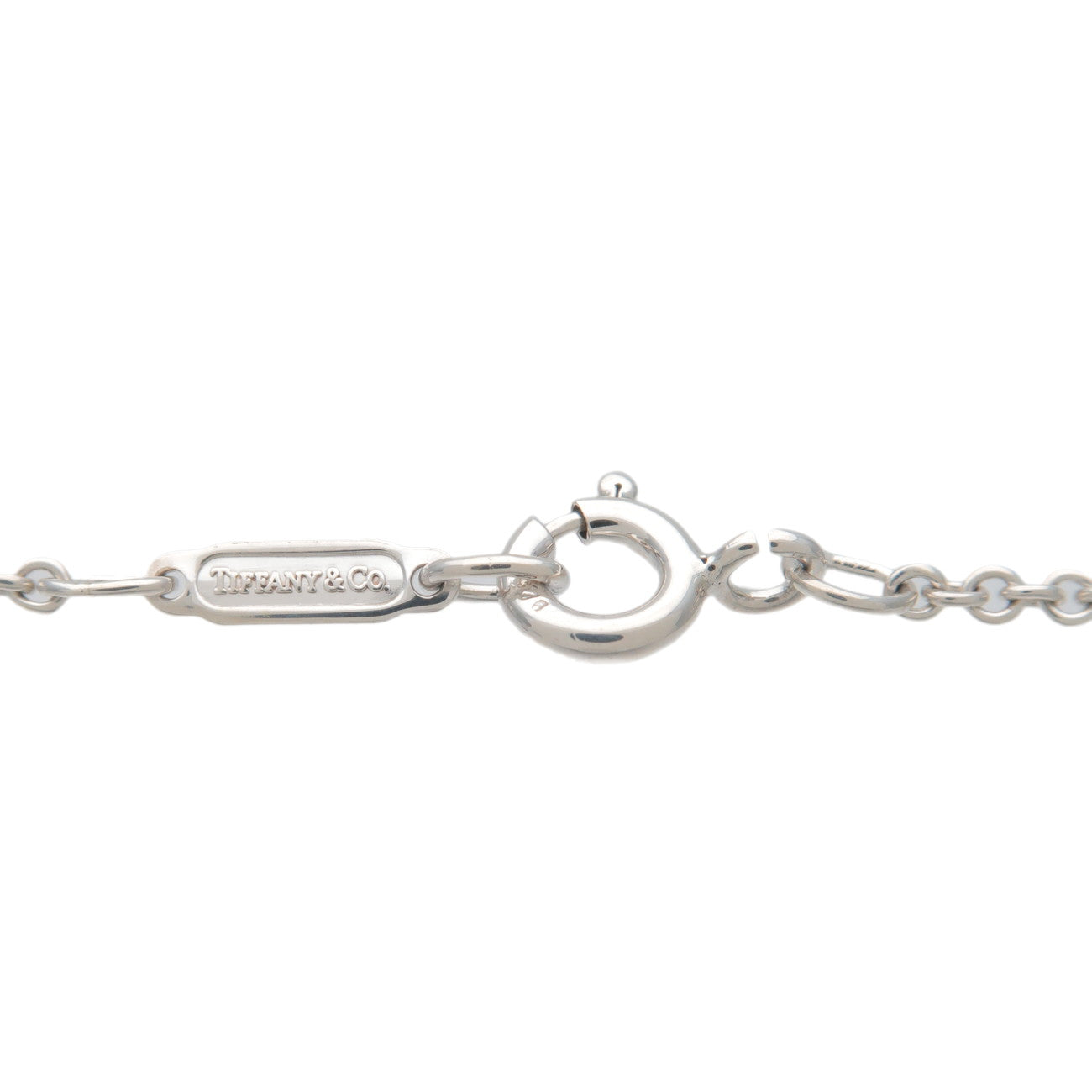 Tiffany&Co. Tiffany Signature Cross Necklace SV925 750YG