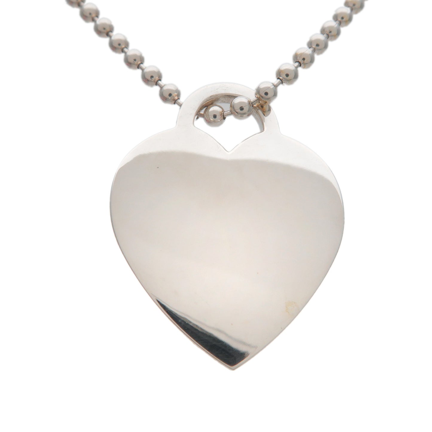 Tiffany&Co. Return to Tiffany Heart Tag Necklace SV925 Silver