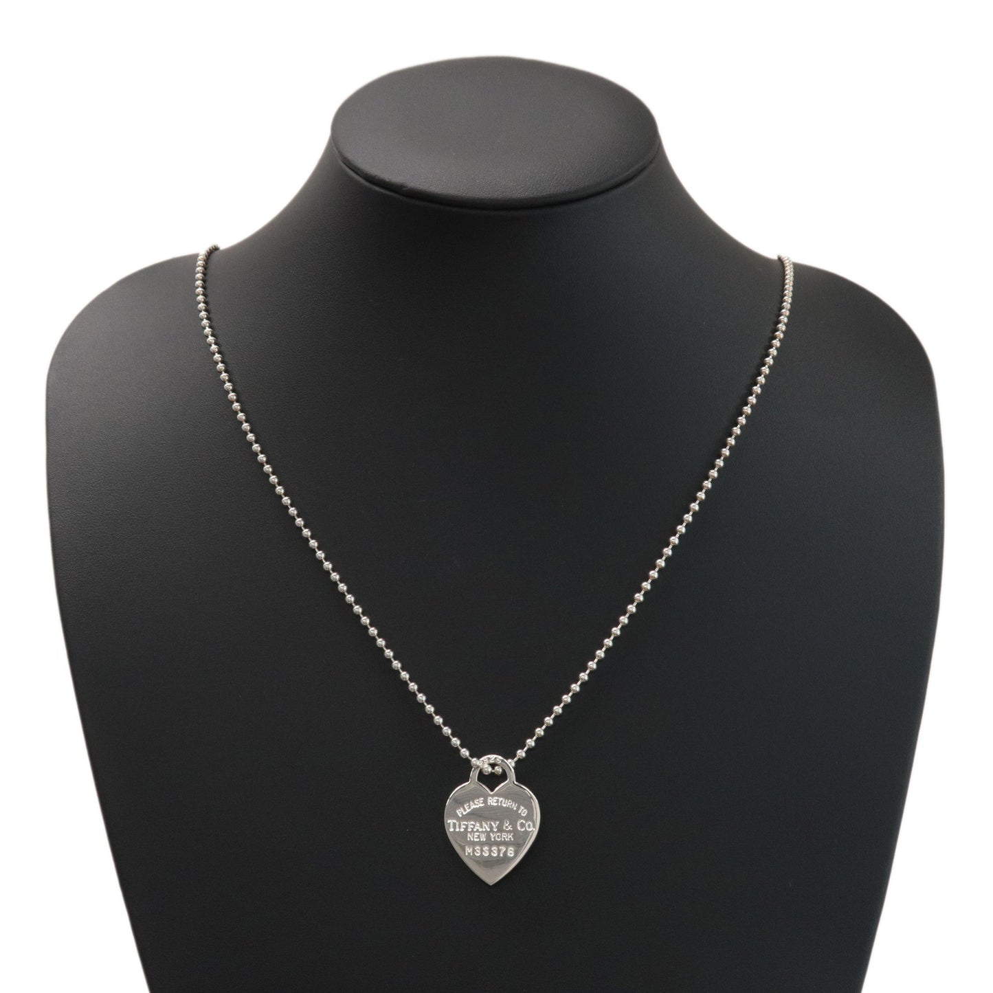 Tiffany&Co. Return to Tiffany Heart Tag Necklace SV925 Silver