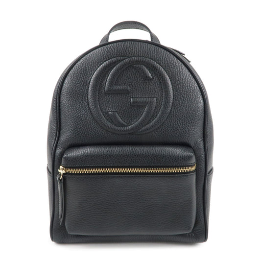 GUCCI-SOHO-Interlocking-G-Leather-Backpack-Black-536192