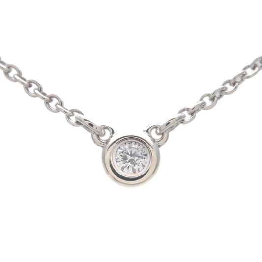 AuthTiffany&Co.-By-the-Yard-1P-Diamond-Necklace-0.03ct-Silver-925