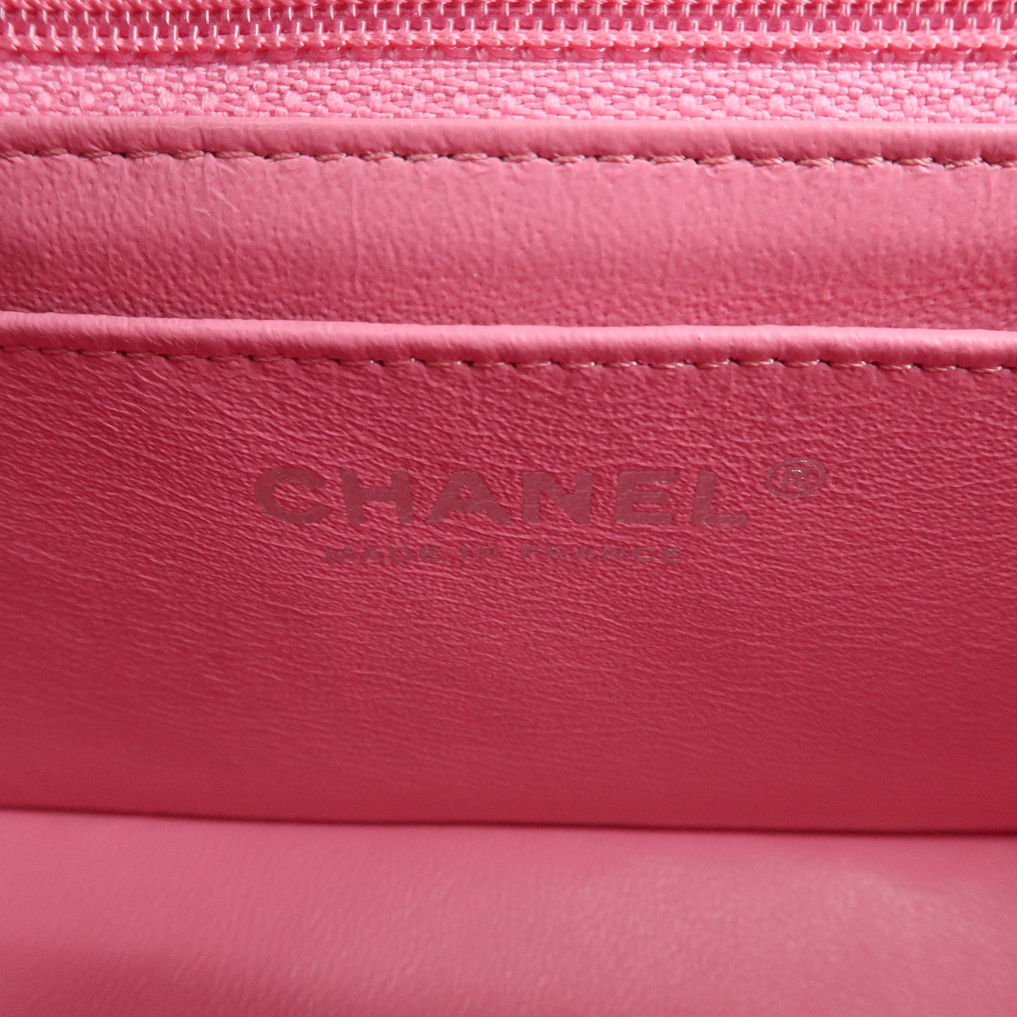 CHANEL Mini Matelasse 20 Lamb Skin Chain Shoulder Bag Pink A69900