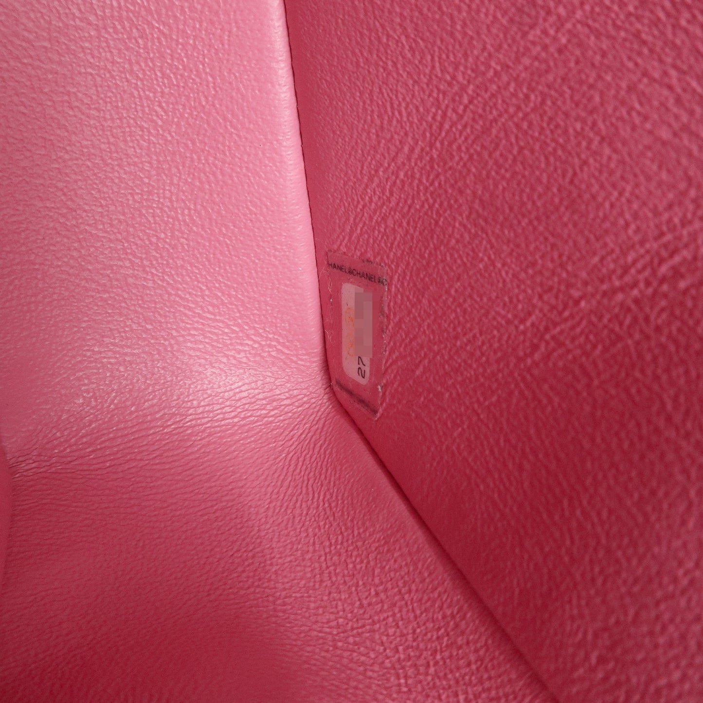 CHANEL Mini Matelasse 20 Lamb Skin Chain Shoulder Bag Pink A69900
