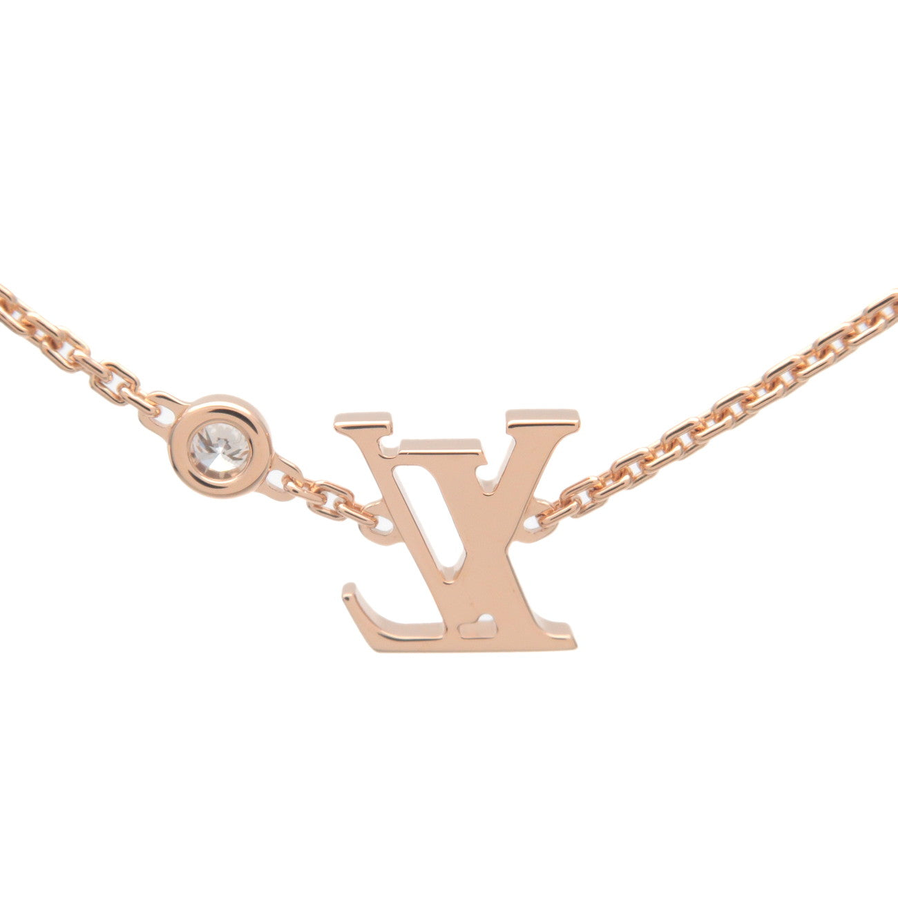 Louis Vuitton Pandantiff Idylle Blossom Necklace Q93626 Rose Gold