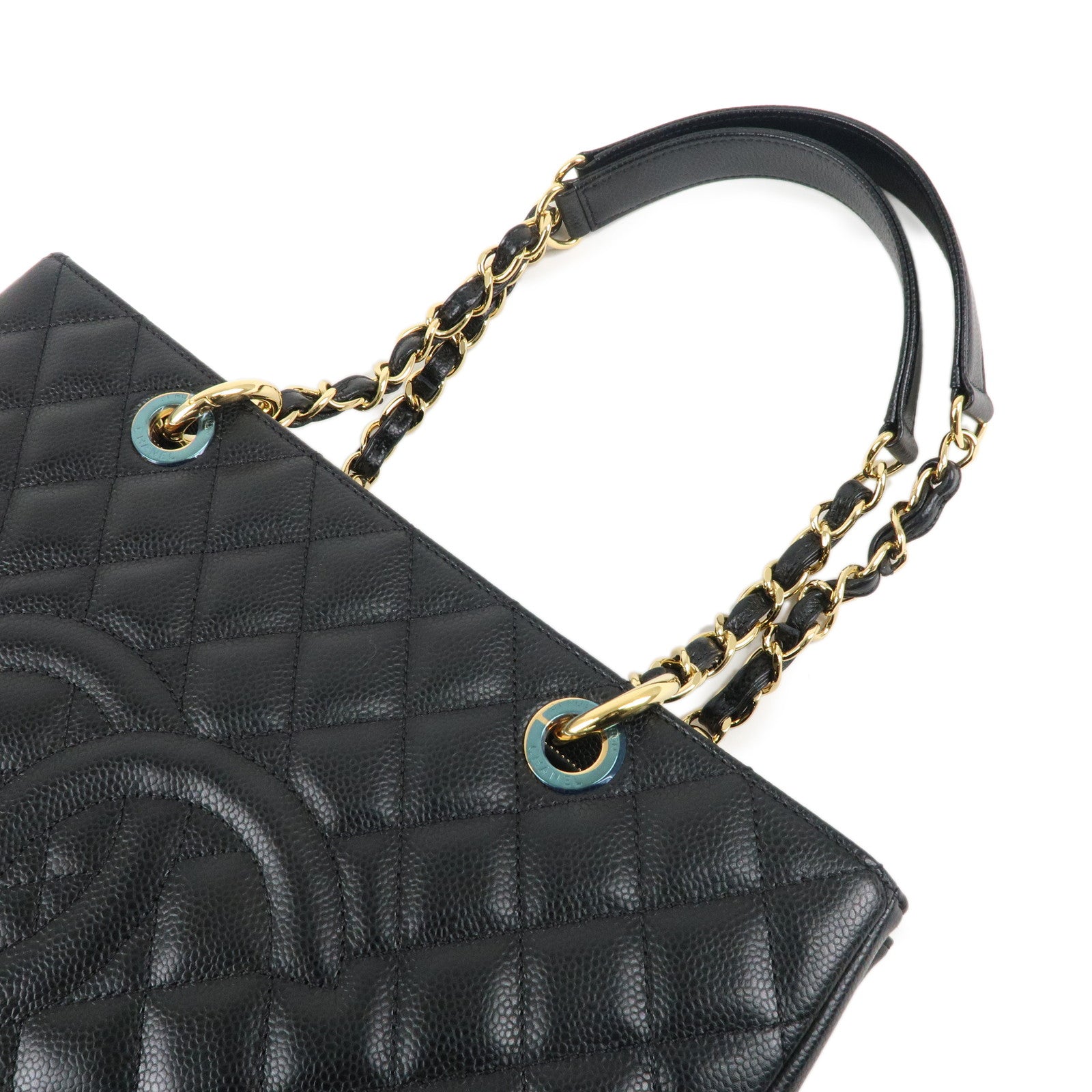 CHANEL-Matelasse-Caviar-Skin-GST-Tote-Bag-Shoulder-Bag-A50995 – dct-ep ...