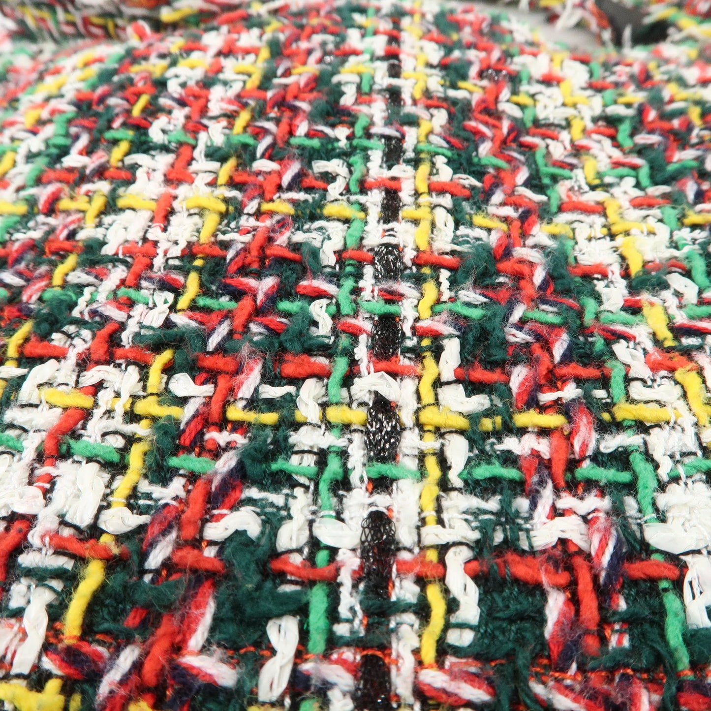 CHANEL Tweed Leather Rubber No5 Tote Bag Multicolor A91557