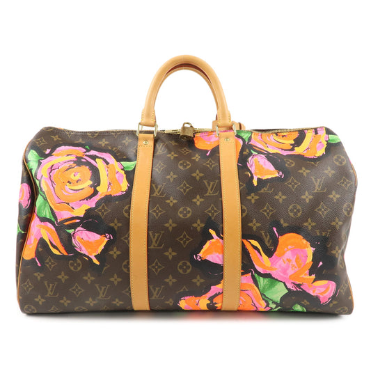 Louis-Vuitton-Monogram-Rose-Keep-All-50-Boston-Bag-M48605
