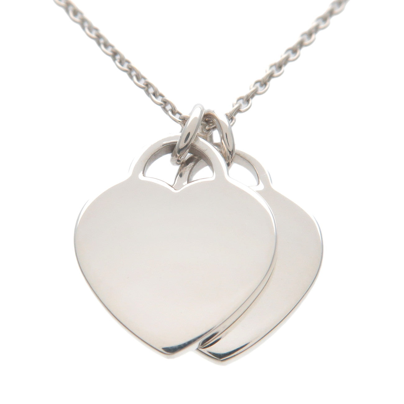 Tiffany&Co. Return to Tiffany Mini Double Heart Necklace SV925