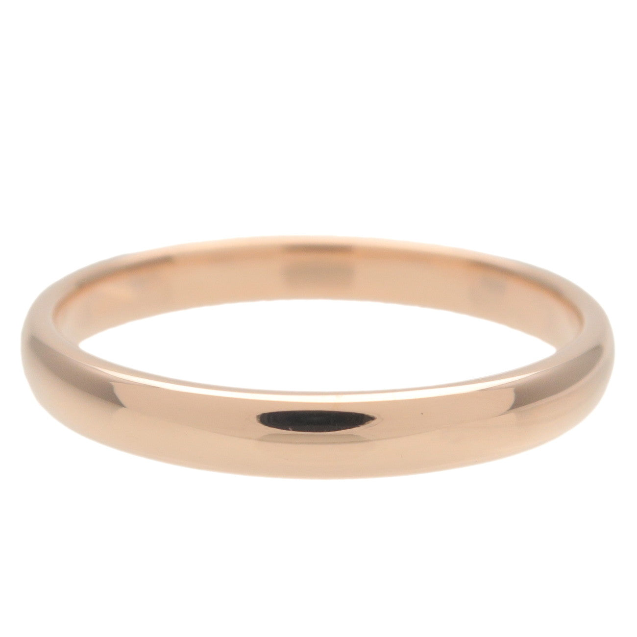 Tiffany&Co. Classic Band Ring K18PG Rose Gold US8.5 HK19 EU58.5