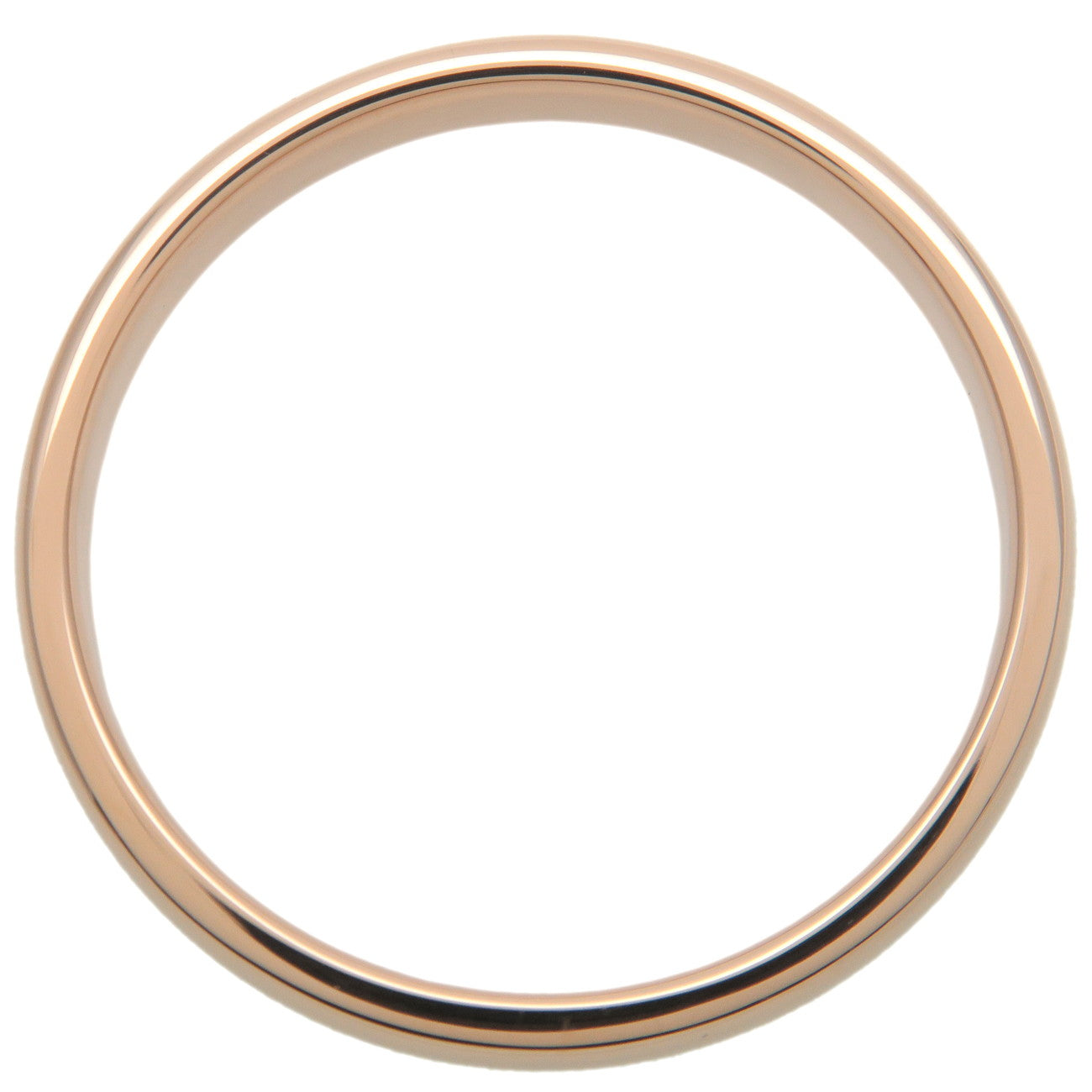 Tiffany&Co. Classic Band Ring K18PG Rose Gold US8.5 HK19 EU58.5