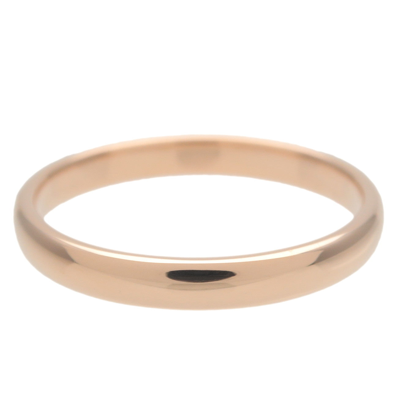 Tiffany&Co. Classic Band Ring K18PG Rose Gold US8.5 HK19 EU58.5