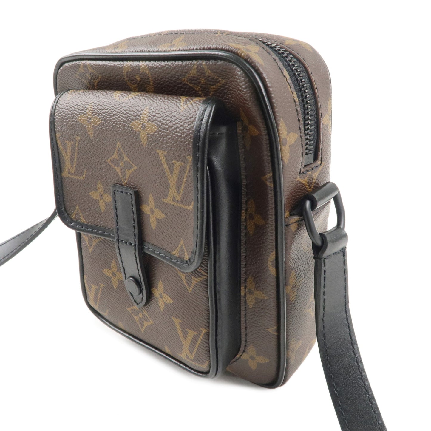 Louis Vuitton Monogram Maccasar Christopher Shoulder Bag M69404