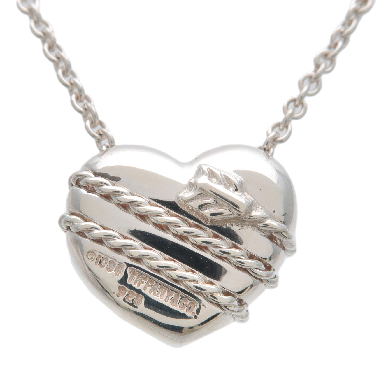 Tiffany&Co. Heart & Arrow Necklace SV925 SIlver