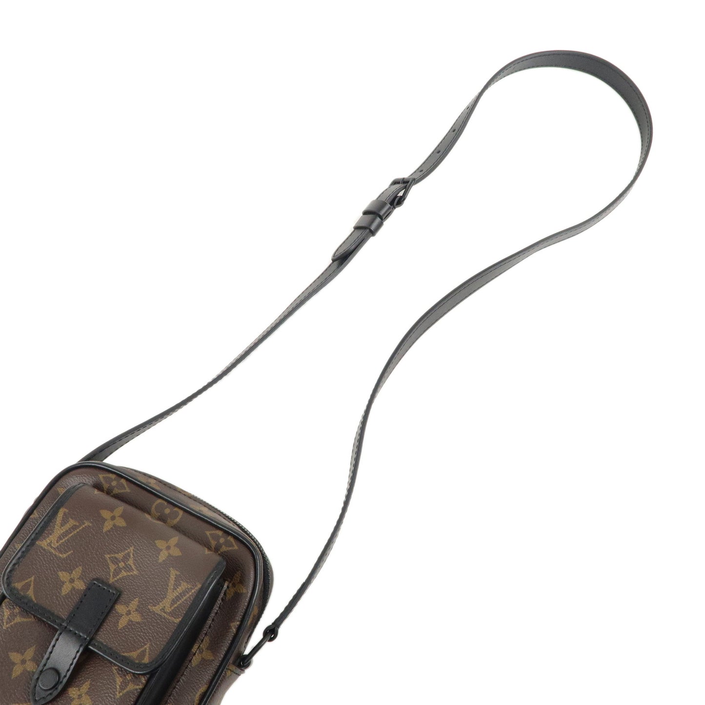 Louis Vuitton Monogram Macassar Christopher Shoulder Bag M69404
