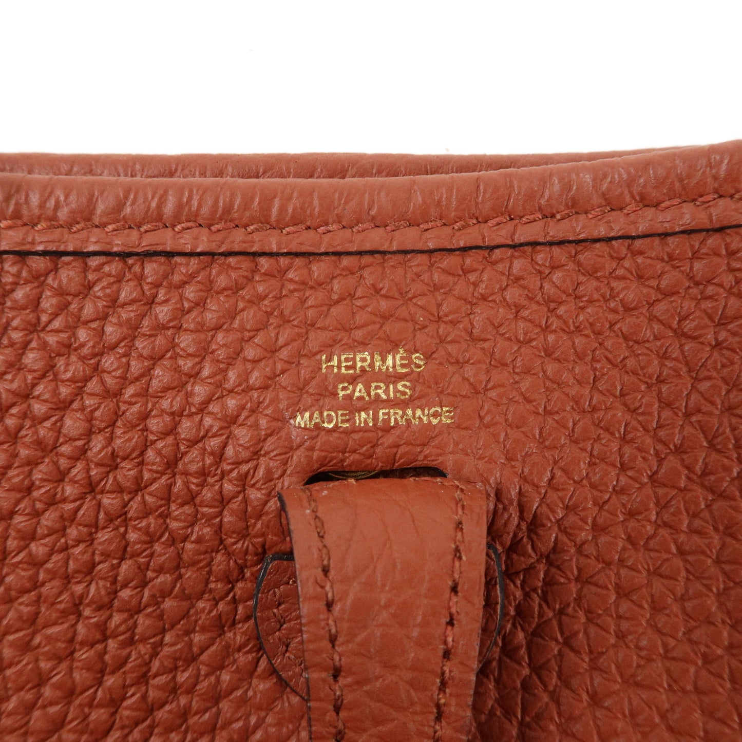 HERMES Taurillon Clemence Evelyne TPM Amazon Shoulder Bag Z Stamp