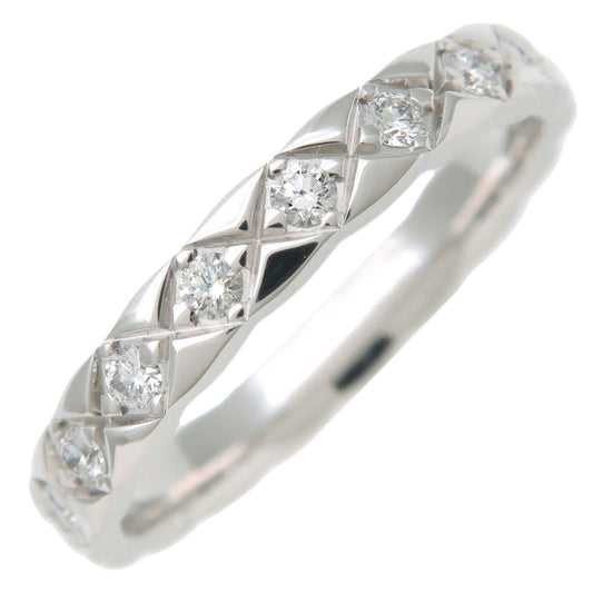 CHANEL-COCO-Crush-Mini-Full-Diamond-Ring-K18-White-Gold-#53-US6.5