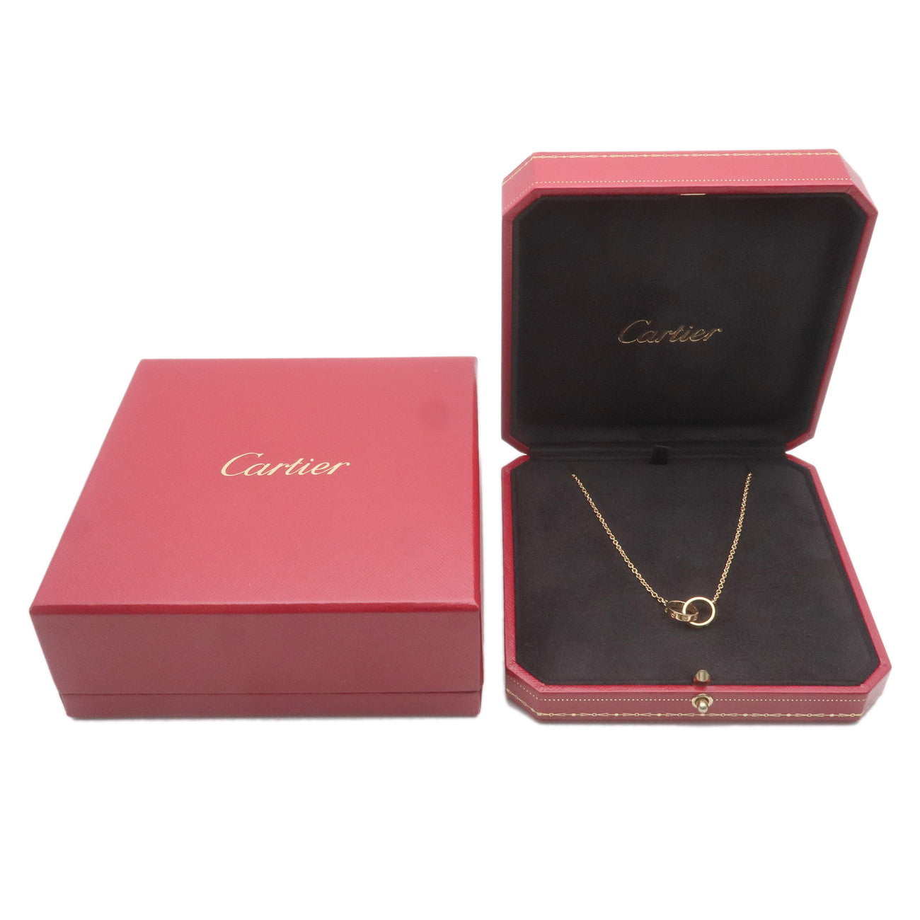 Cartier Baby Love Necklace K18YG 750YG Yellow Gold