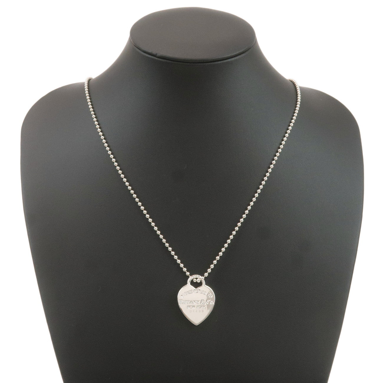 Tiffany&Co. Return to Tiffany Heart Tag Necklace SV925 Silver