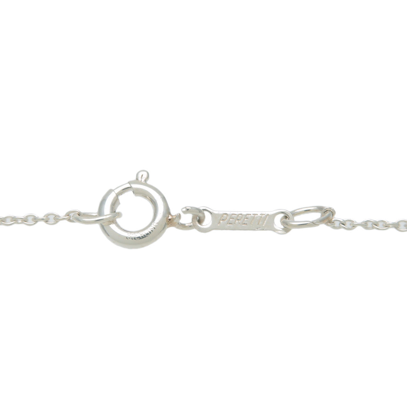 Tiffany&Co. Tiffany Mini Bean Charm Necklace Small SV925 Silver