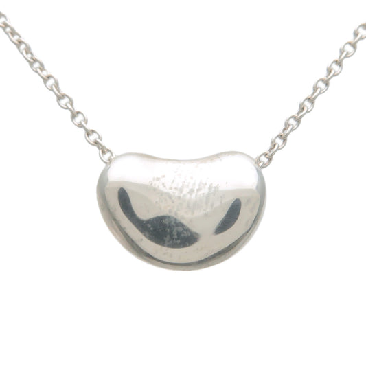 Tiffany&Co.--Bean-Charm-Necklace-Small-SV925-Silver