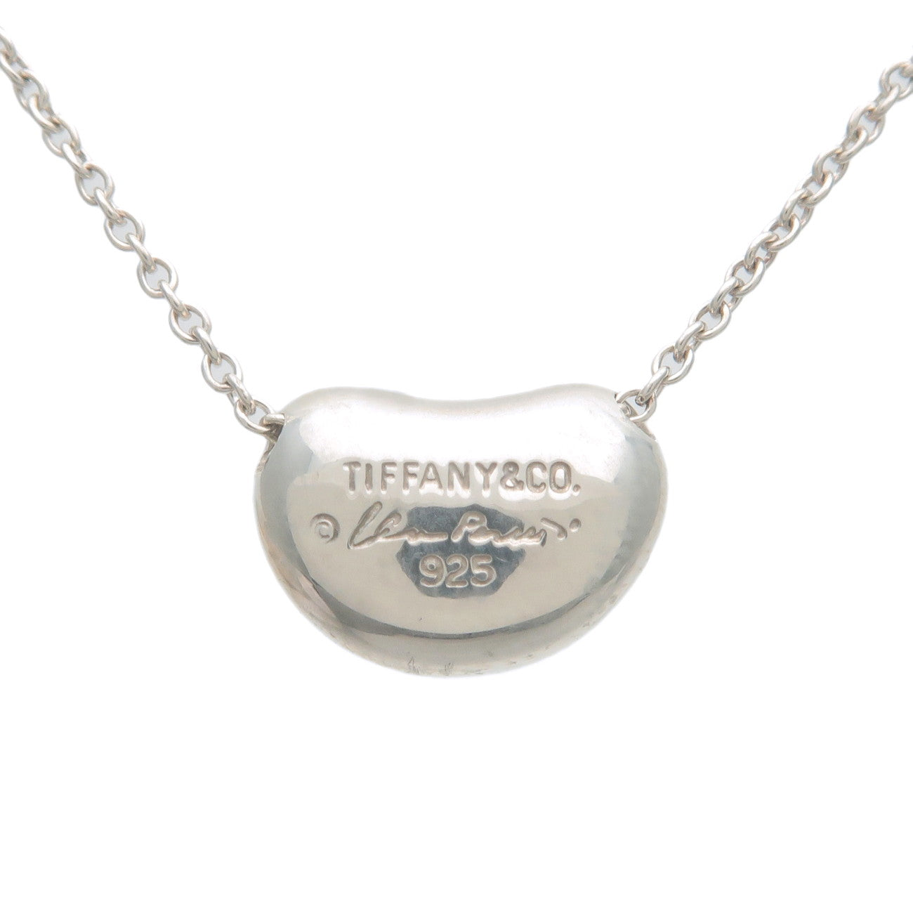 Tiffany&Co.  Bean Charm Necklace Small SV925 Silver