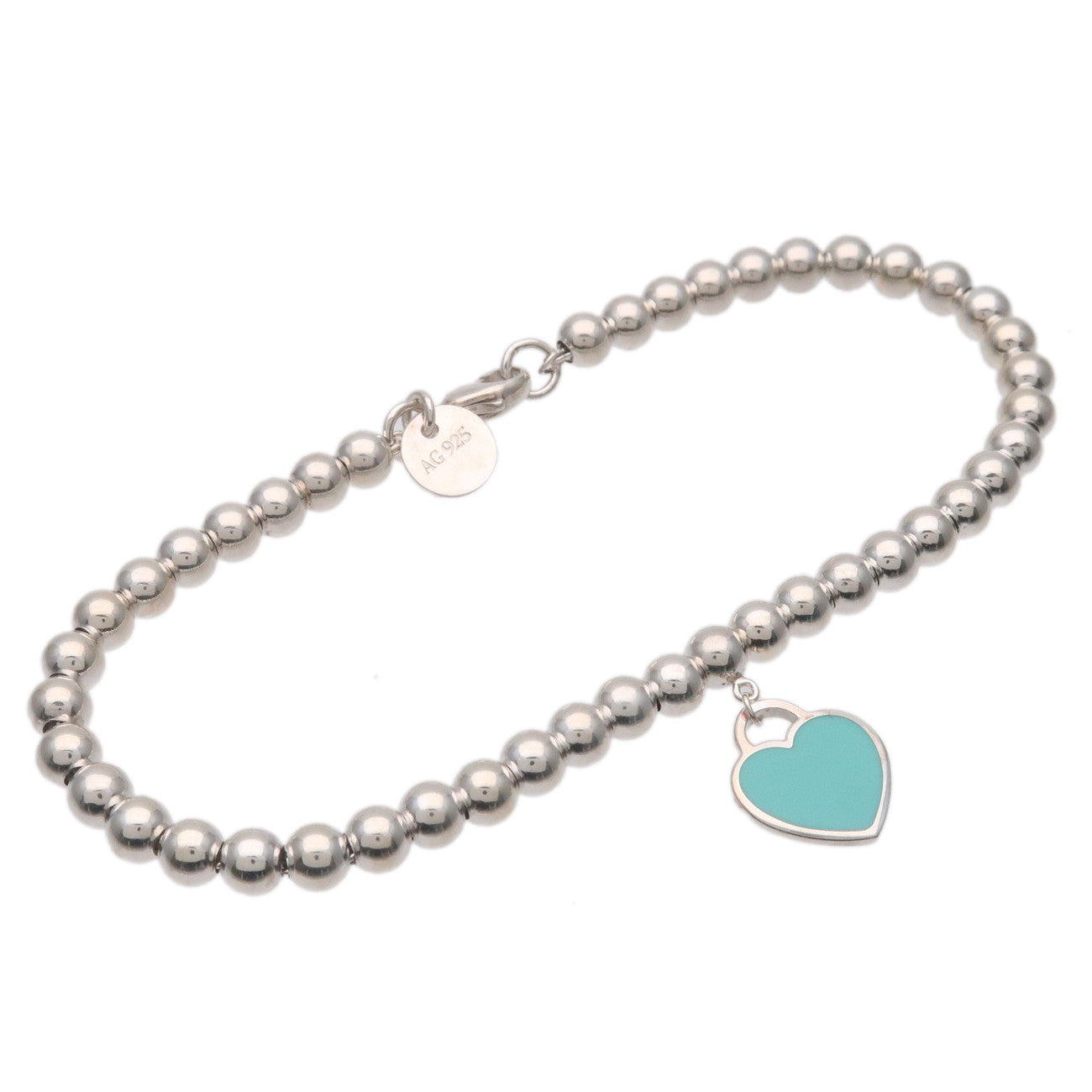 Tiffany&Co. Return To Tiffany Mini Heart Tag Bracelet SV925 Silver