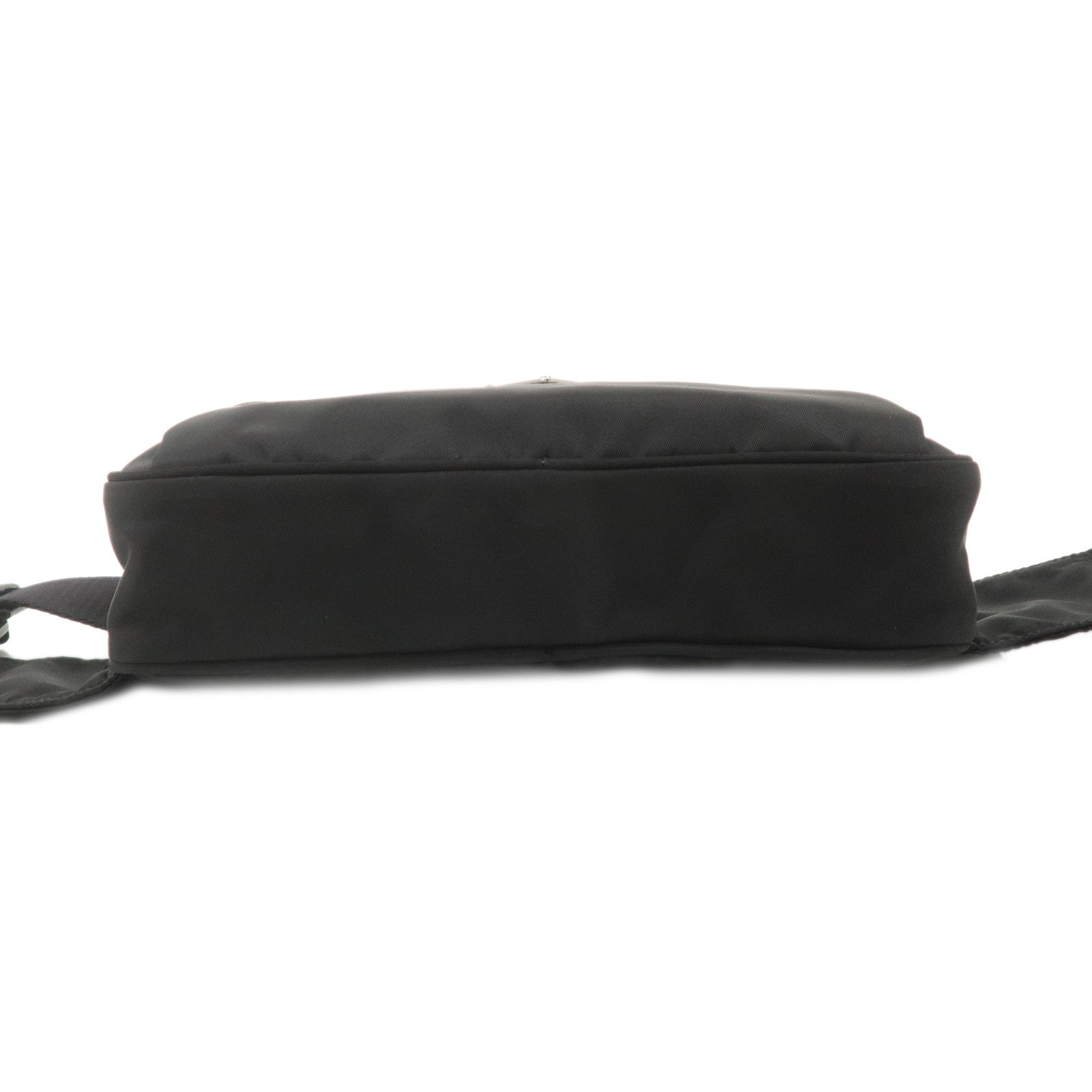 PRADA Logo Nylon Waist Bag Body Bag Fanny Pack Black 2VL977