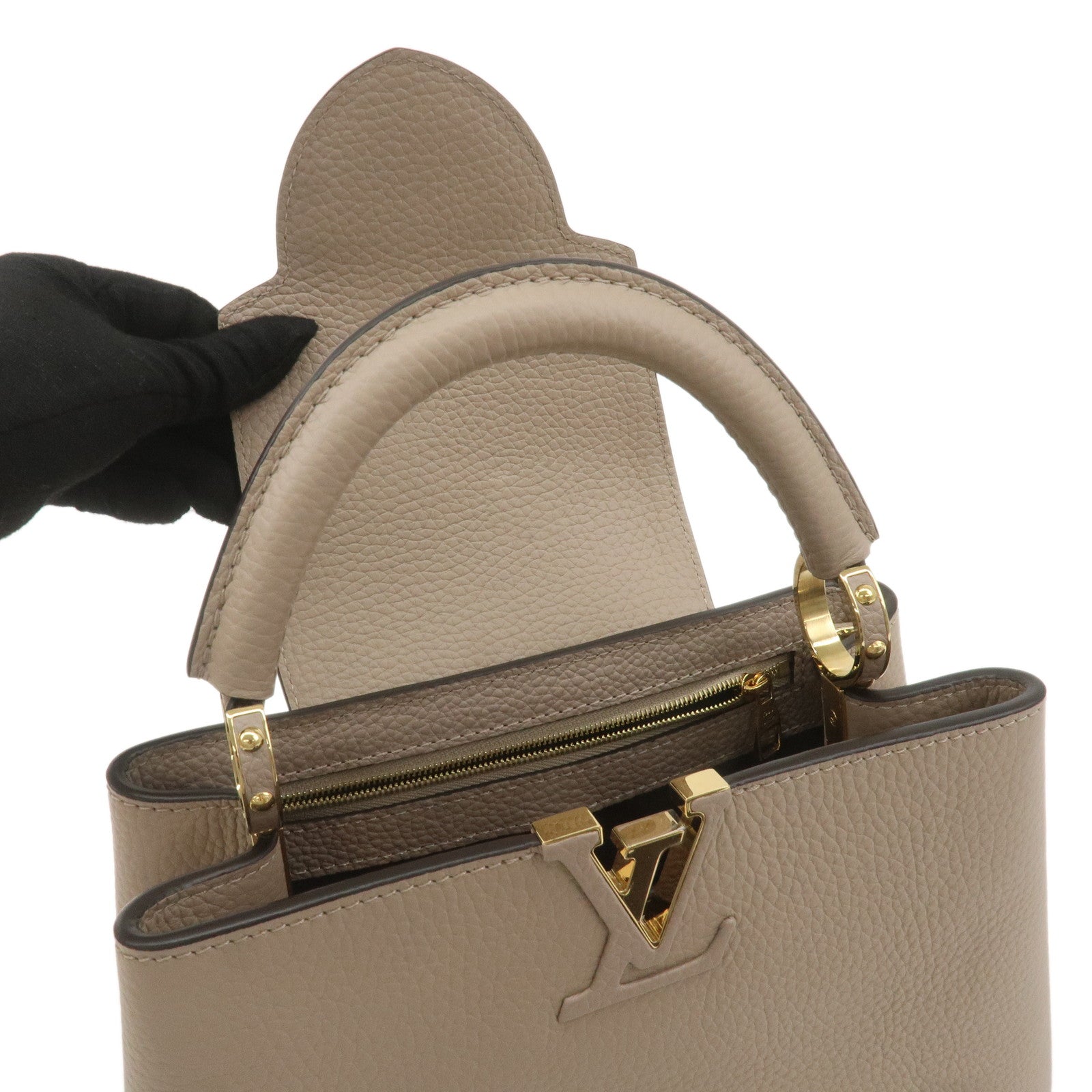 Louis Vuitton Capucines BB 2Way 2Way Shoulder Bag Galet M94634