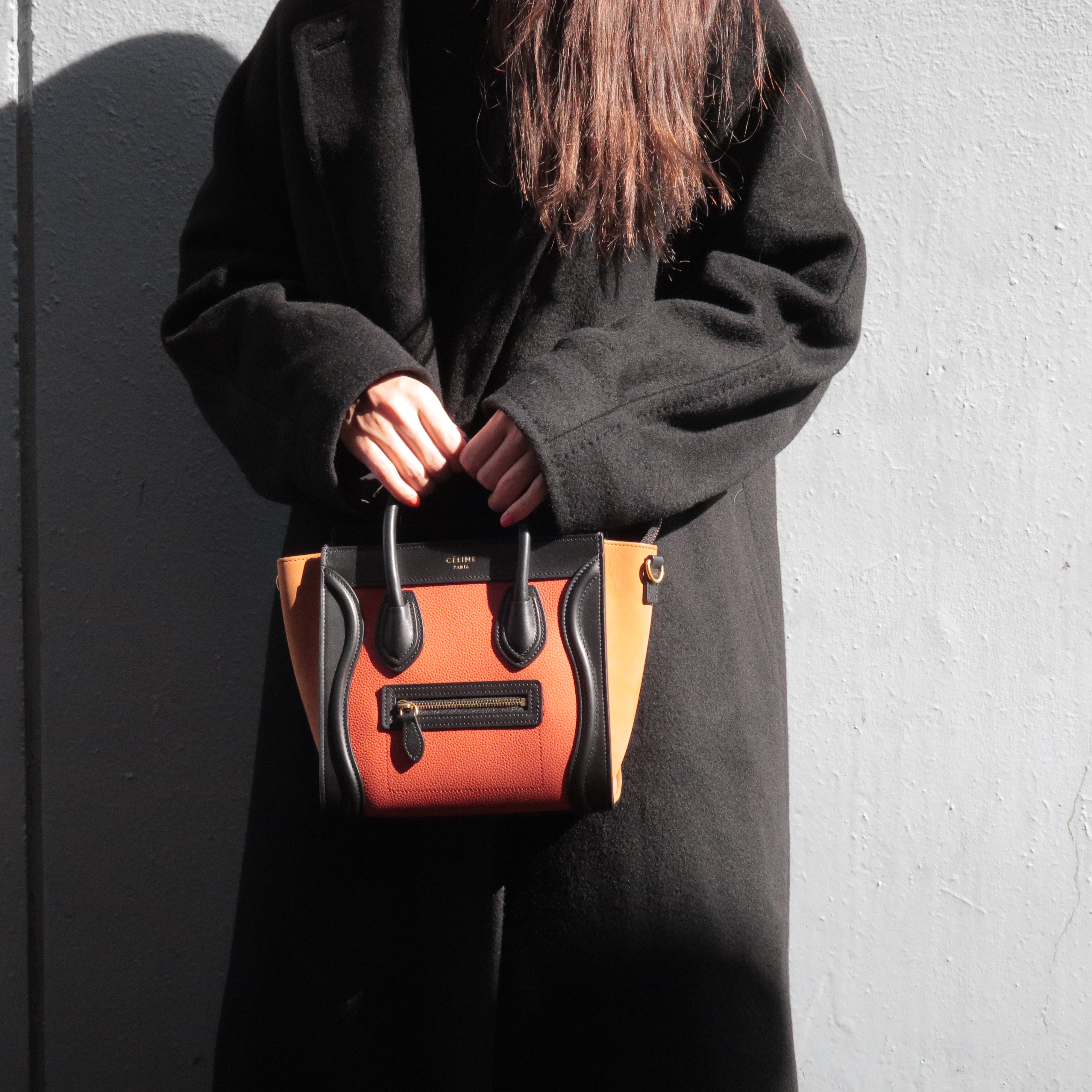 Hand Shopper co ed Celine debut Luggage Foxred CELINE