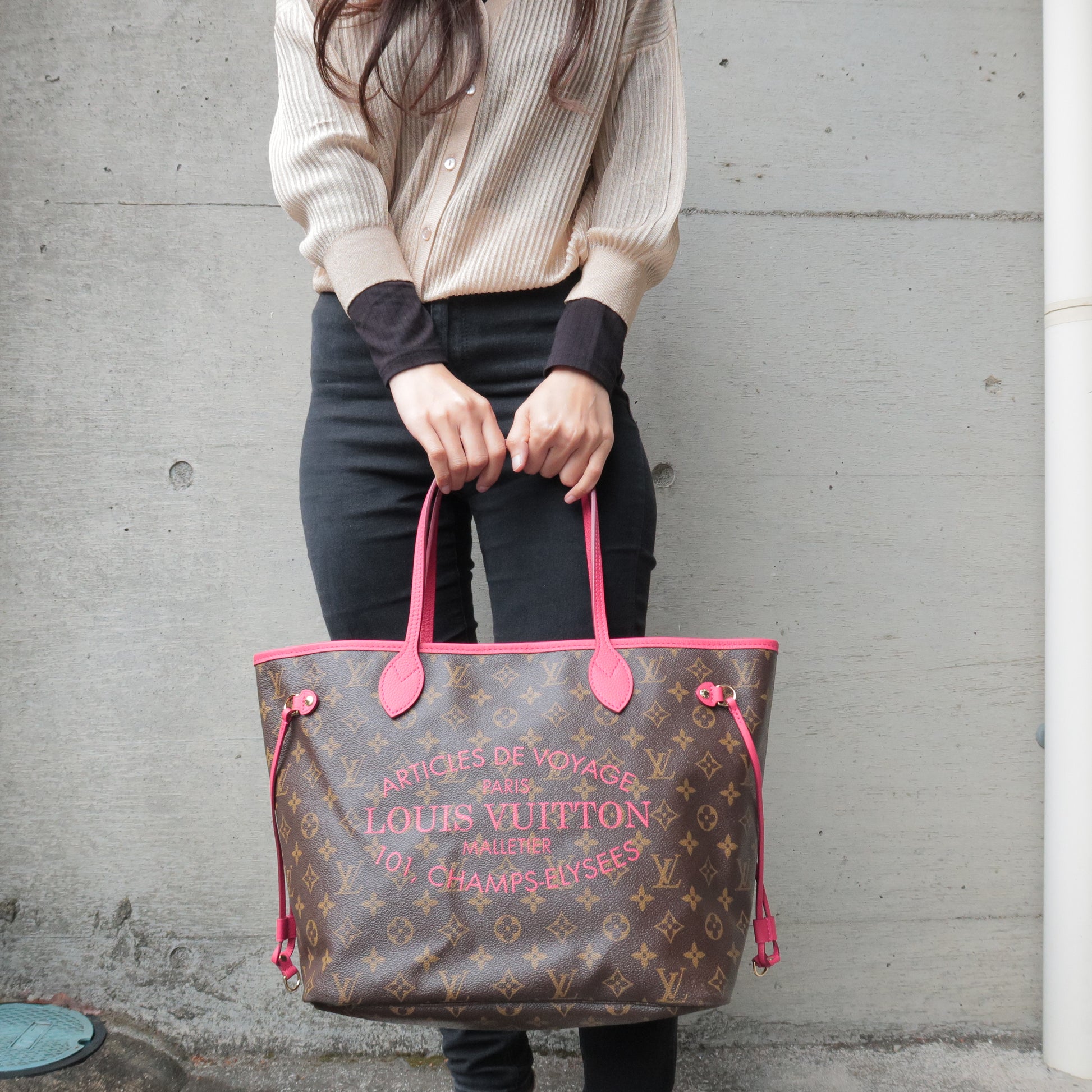 Louis Vuitton Pink Ikat Neverfull MM