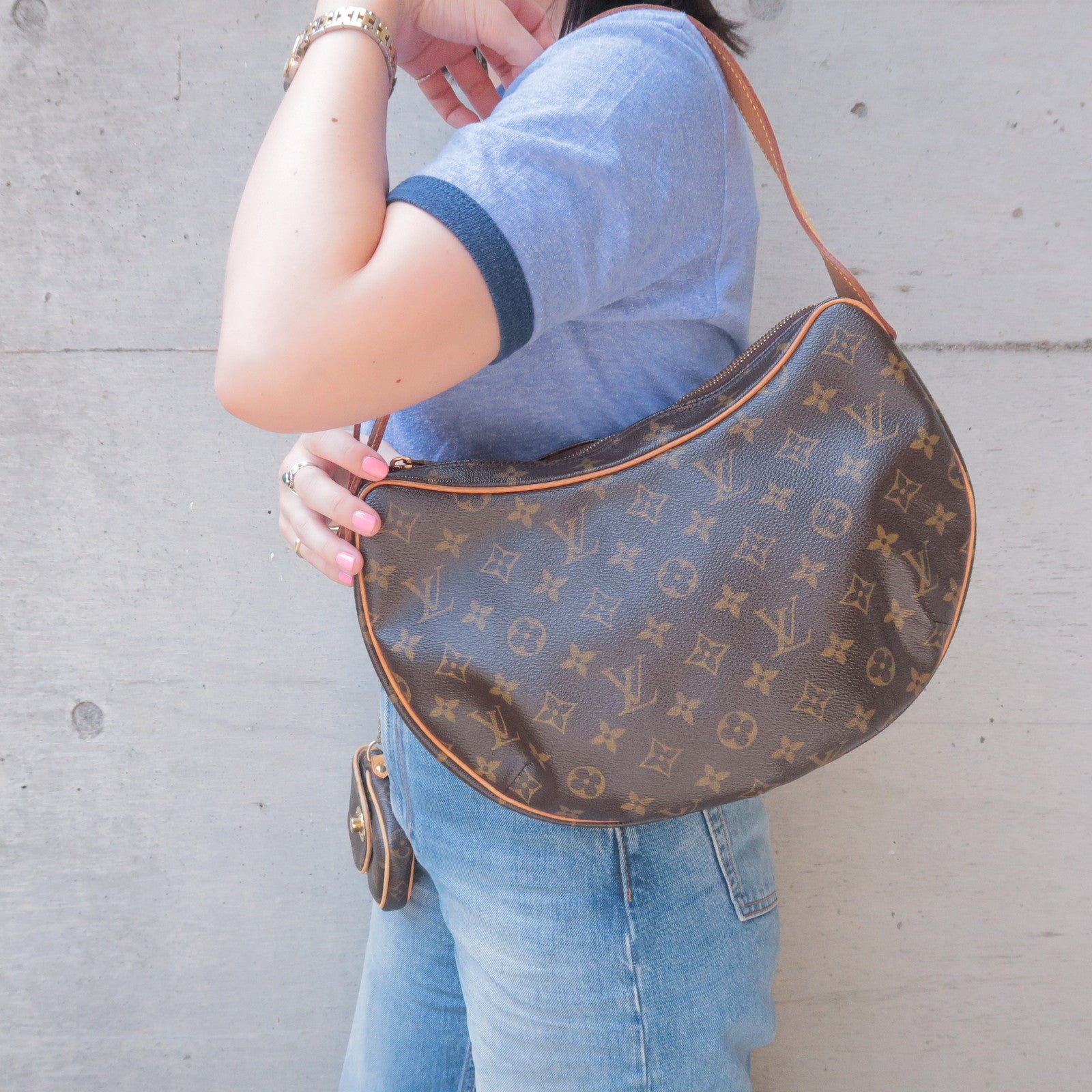 Louis Vuitton + Monogram Croissant MM Shoulder Bag